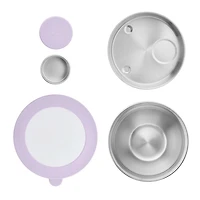S'well Lilac Stainless Steel Salad Bowl Kit