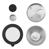 S'well Charcoal Stainless Steel Salad Bowl Kit
