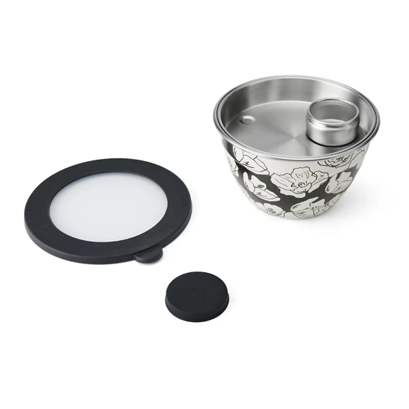 S'well Charcoal Stainless Steel Salad Bowl Kit