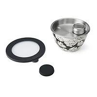 S'well Charcoal Stainless Steel Salad Bowl Kit