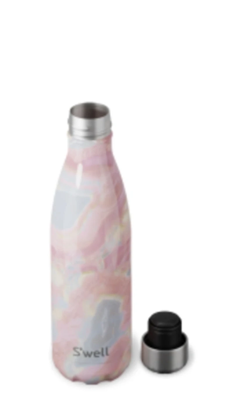 Swell Rose Geode Stainless Steel Water Bottle