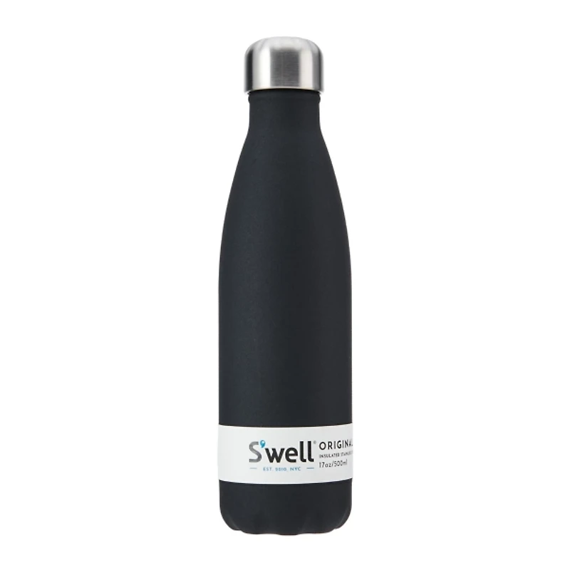 Swell Black Onyx Stainless Steel Water Bottle