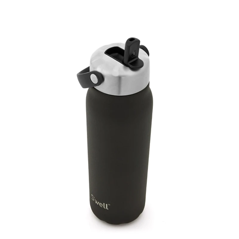 Swell Black Onyx Flip Straw Explorer Bottle