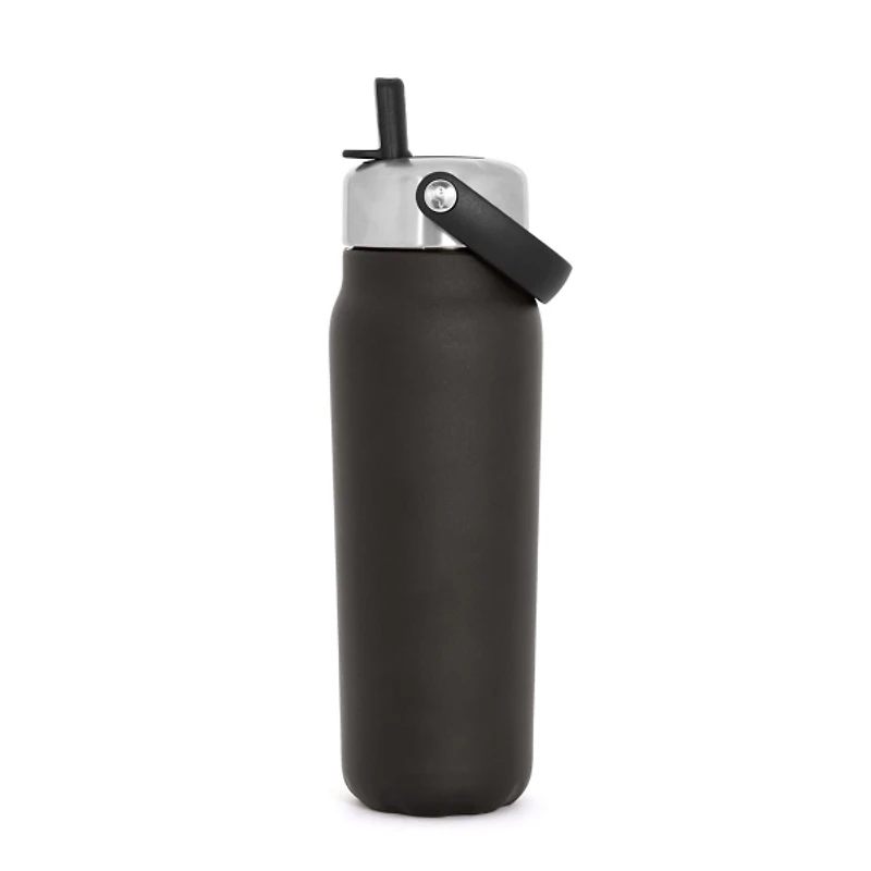 Swell Black Onyx Flip Straw Explorer Bottle