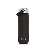 Swell Black Onyx Flip Straw Explorer Bottle