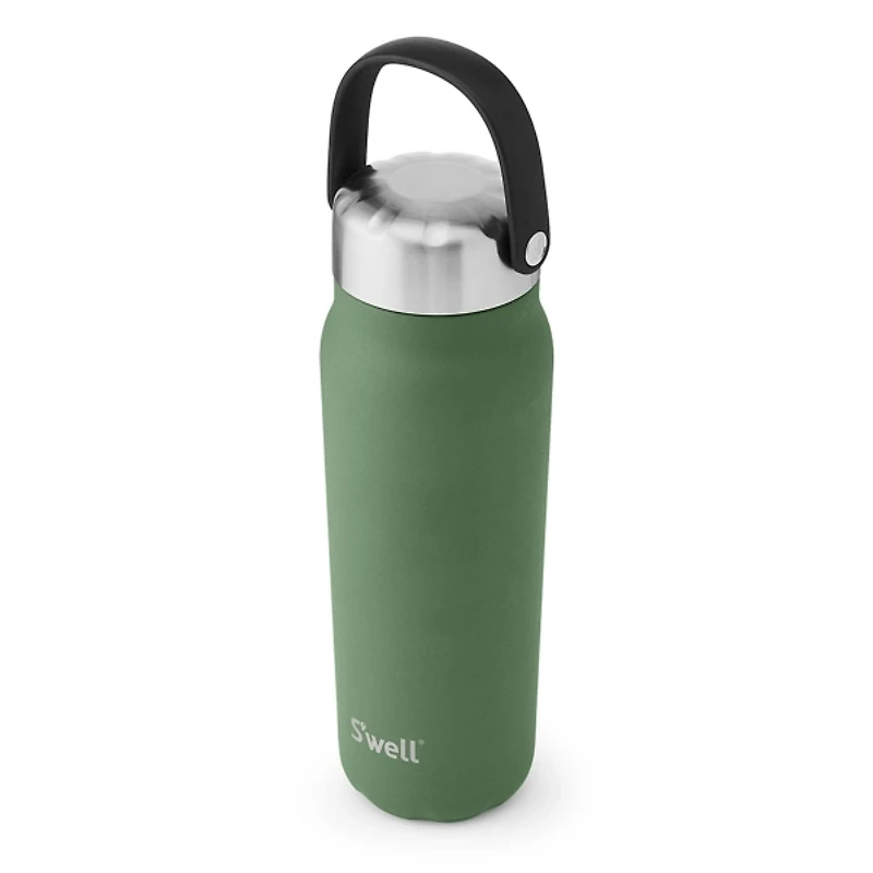 Swell Green Jasper Flip Straw Explorer Bottle