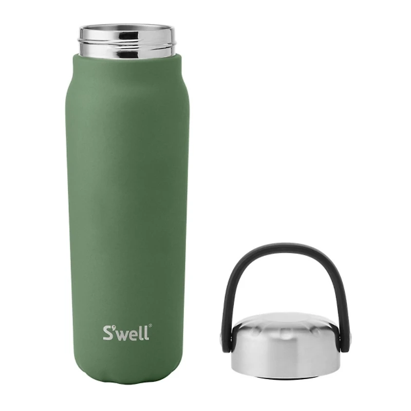Swell Green Jasper Flip Straw Explorer Bottle