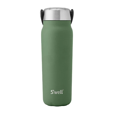 Swell Green Jasper Flip Straw Explorer Bottle