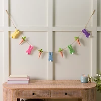 Bunnies and Carrots Banner