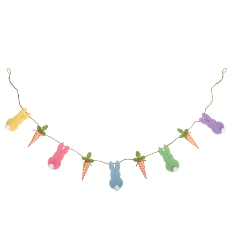 Bunnies and Carrots Banner