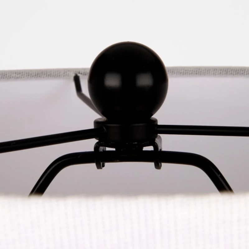 Black Resin Preston Table Lamp