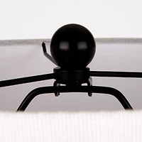 Black Resin Preston Table Lamp