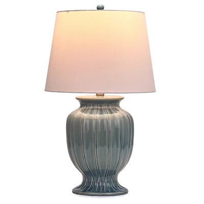 Libby Blue Textured Ceramic Table Lamp