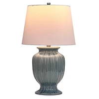 Libby Blue Textured Ceramic Table Lamp