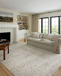 Loloi Gray Kamala Checkered Area Rug, 5x8