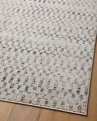 Loloi Gray Kamala Checkered Area Rug, 5x8