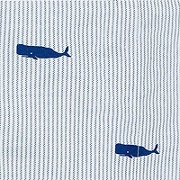Blue Whale Stripe Cotton 4-pc. Full Sheet Set