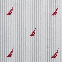 Red & Gray Audley Stripe 4-pc. Queen Sheet Set