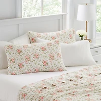 Laura Ashley Coral Marissa 6-pc. King Sheet Set