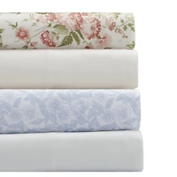 Laura Ashley Coral Marissa 6-pc. King Sheet Set