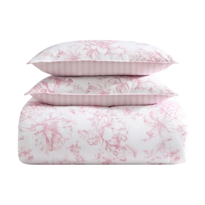 Laura Ashley Delphine 3-pc. Queen Comforter Set
