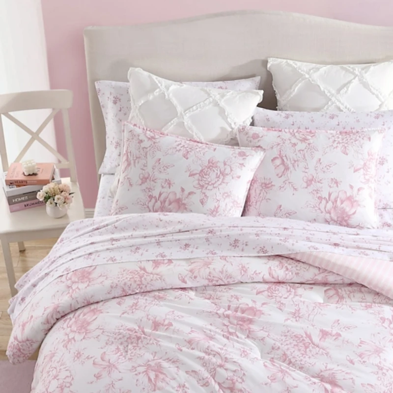 Laura Ashley Delphine 3-pc. King Comforter Set