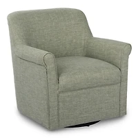 Kamryn Seagrass Upholstered Swivel Chair