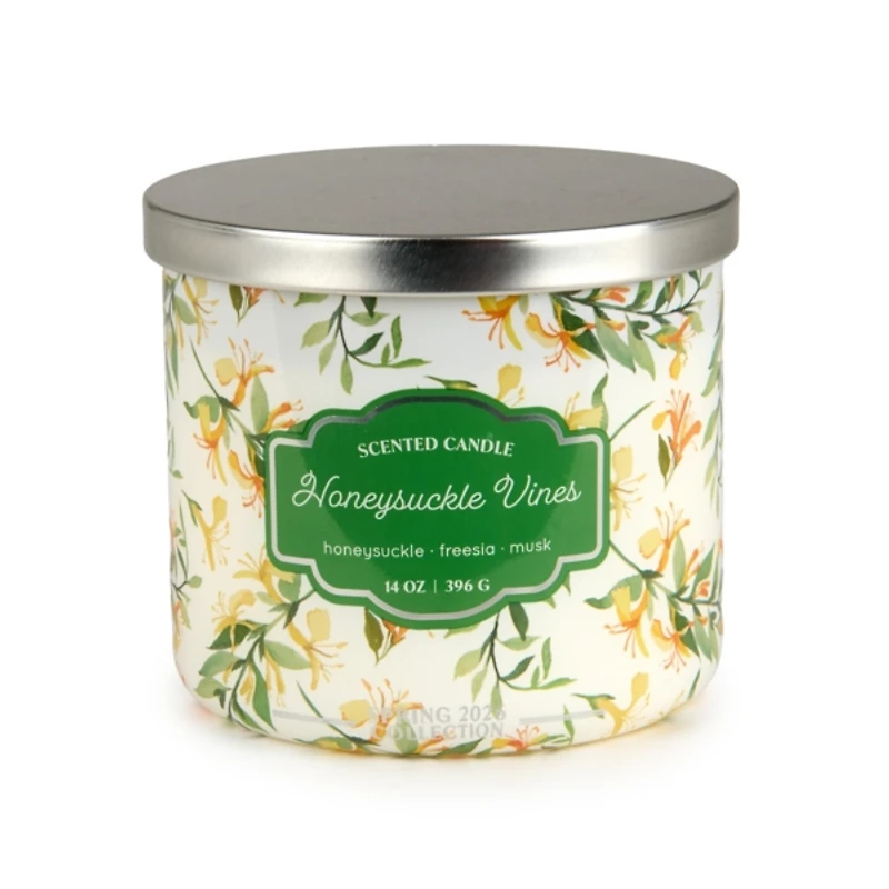 Honeysuckle Vines 3-Wick Jar Candle