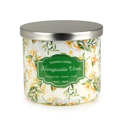 Honeysuckle Vines 3-Wick Jar Candle