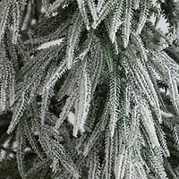 7 ft. LED Flocked Downswept Christmas Tree