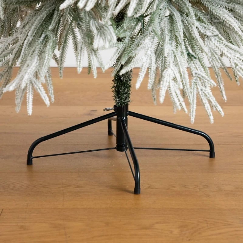 7 ft. LED Flocked Downswept Christmas Tree