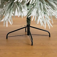 7 ft. LED Flocked Downswept Christmas Tree