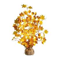 LED Yellow Autumn Maple Tree