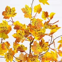 LED Yellow Autumn Maple Tree