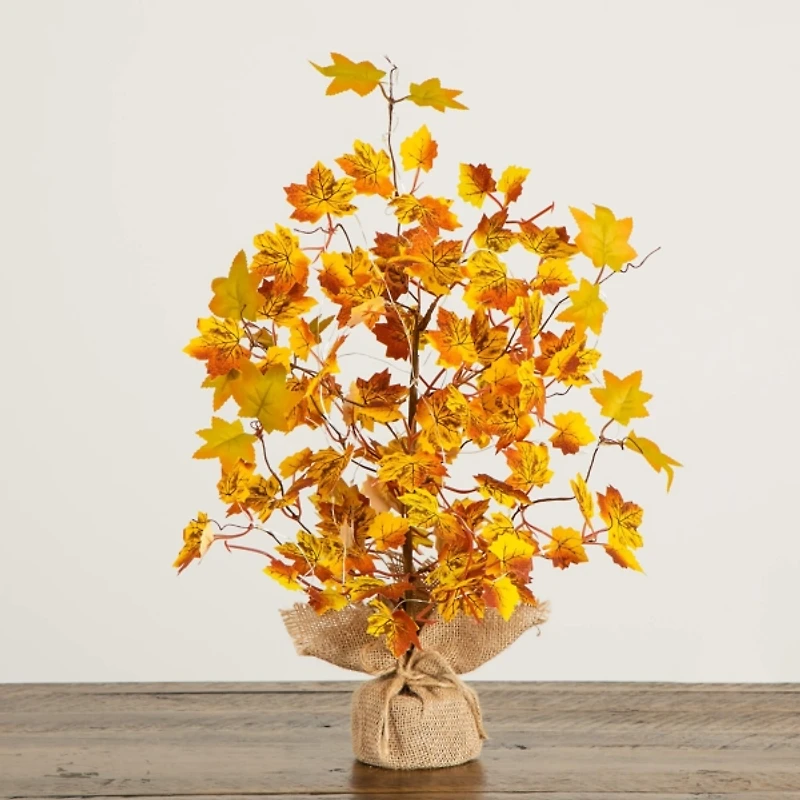 LED Yellow Autumn Maple Tree