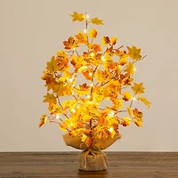 LED Yellow Autumn Maple Tree