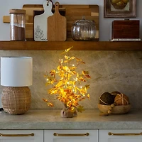 LED Yellow Autumn Maple Tree