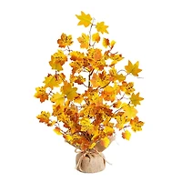 LED Yellow Autumn Maple Tree