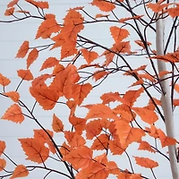 7 ft. Autumn Paper Birch Tree