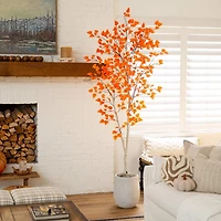 7 ft. Autumn Paper Birch Tree