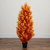 4 ft. UV Resistant Fall Cedar Tree