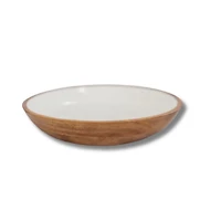 Jeanne Fitz Large Mango Wood Serving Bowl