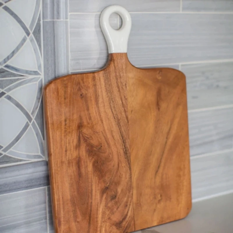 Jeanne Fitz Medium Acacia Wood Charcuterie Board