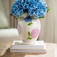 3D Hydrangea Ceramic Vase