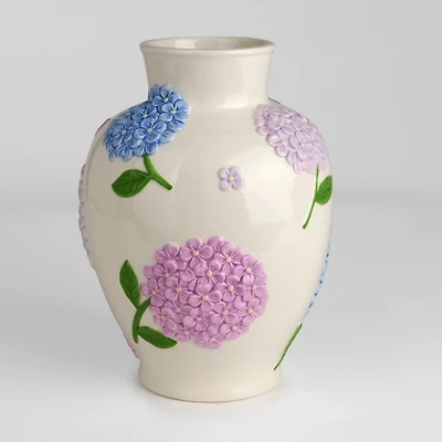 3D Hydrangea Ceramic Vase