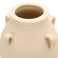 Cream 4-Handle Jug Vase