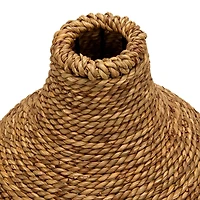 Round Natural Seagrass Woven Vase
