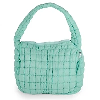 Large Solid Seafoam Puffy Tote