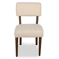 Harrison Cream Upholstered Dining Chairs, Set of 2