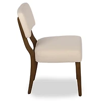 Harrison Cream Upholstered Dining Chairs, Set of 2